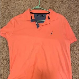 Nautical collared shirt size large